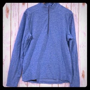 Men’s Light-Blue Med Lululemon Half-Zip Pullover
